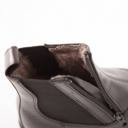 geftterte Stiefeletten braun